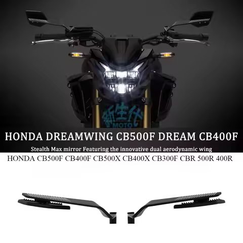 Motorcycle Mirrors Wing Winglets Side Mirror Accessories Kits ForHONDA CB500F CB400F CB500X CB400X C