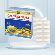 Canxi Nano calcium D3 MK7 -Hộp 100 Viên - Chắc Khỏe Xương, Phát Triển Hệ Xương, Giảm Loãng Xương, Vi