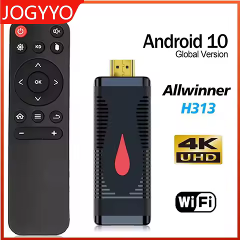 X96 S400 Smart Mini TV Stick 1GB/8GB 2GB/16GB Android 10.0 HD 4K 3D 2.4G WiFi Allwinner H313 Quad Co