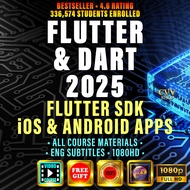 Flutter & Dart Complete Guide 2025 - Build Mobile Apps For Android & iOS + Latest Flutter Books