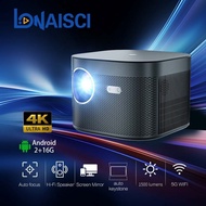 Projector Mini For Phone 5G Smart Android Projecter Portable HDMI 2+16G Auto Focus 4K Home Theater F