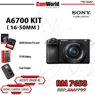 Sony A6700 Kit ( 16-50MM ) ( SONY MALAYSIA WARRANTY )