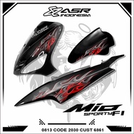 Striping mio sporty 5tl old motif arai transparent sticker yamaha mio sticker sticker sakotlait arai