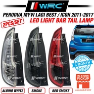 WRC Perodua Myvi Lagi Best / Icon 2011 - 2017 Led Light Bar Tail Lamp