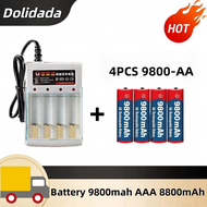 Dolidada 1.5V AA Rechargeable Battery AA 9800mah /AAA 8800mAh Batteries Alkaline Battery With Charge