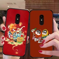 Xiaomi redmi 5 plus / redmi 5 Glass Phone Case Printed Happy New Year CNY 2024