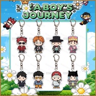 HK2 G-DRAGON Acrylic Keychain Cartoon G : A BOY’S JOURNEY Pendant Durable Charm For Bags Car & Keys 