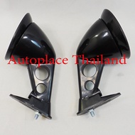 FOR Toyota Celica TA22-40 Corolla KE70-75 Fender Mirror Mirrors Black Bullet ABS PAIR New