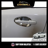 Toyota Wish 2009 - 2024 Outer Handle Chrome Wish ZGE20 Door Handle Bowl Chrome Car Accessories CarMa