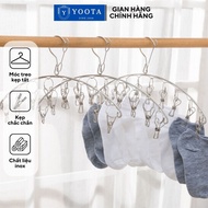 Clothes Drying Hook With Square Clip, Convenient Multi-Purpose Sock Drying Hook