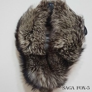 【SAGA FOX】真品狐狸毛*日式和服披肩*狐狸毛圍巾*毛皮披肩*皮草(fox5)
