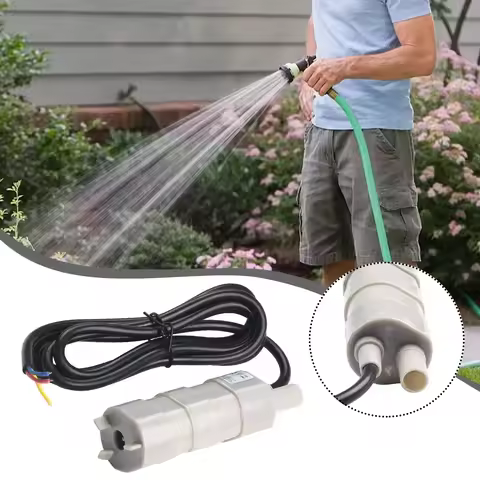 1000L/H 12V Submersible Water Pump For Garden Pond Camper Motorhome High Flow Diving Pump Brush Wate