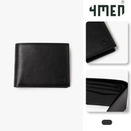 4MEN Nappa LEATHER WALLET V card compartment, blue mix, horizontal shape BV064 Basic, Convenient