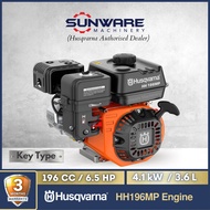 HUSQVARNA HH196MP GASOLINE ENGINE ENJIN (6.5HP) Husqvarna HH 196 MP/OB Multi Purpose Engine