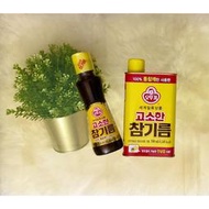 韓國原裝 不倒翁 100%100%100% 純正芝麻油 500ml 紫蘇油 香炒芝麻 【笙笙日韓食品】