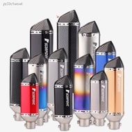 %☈Motorcycle small hexagonal exhaust pipe modified NINJA400 R6 R1 Excelle 321 Spring Breeze 250 mod&