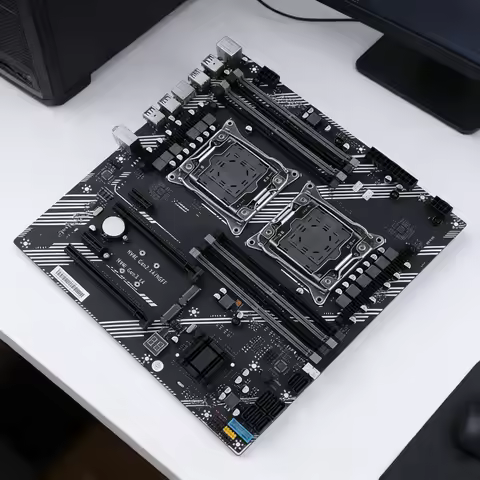 X99 Dual Motherboard 8 DDR4 Memory Slot Computer Motherboard USB 3.0 USB 2.0 M.2 NVME SATA 3.0 Inter