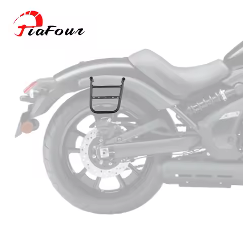 Motorcycle Saddlebag For Vulcan S 650 16-23 Vulcan S 650 Cafe 18-23 Right Side Trunk Bag Support Bra