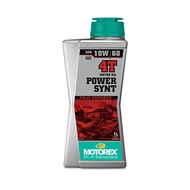 MOTOREX 10W60 Power Synt 4T SAE MA2 Fully Synthentic 1L 1Litre Motor oil 4 Stroke Engine Oil Motobik