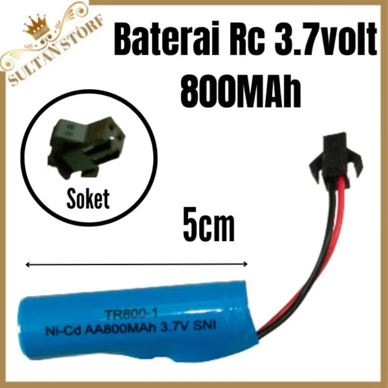 BATRE MOBIL REMOTE RC 3,7 VOLT 800 MAH/ BATERAI CAS MOBIL RC 3,7VOLT 800MAH