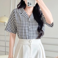 Áo kiểu công sở thời trang áo sơ mi nữ phổ thông áo eden sale áo big size áo hãng sale