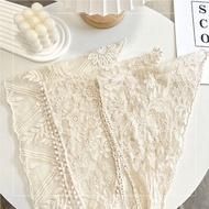 lu Korean Styles Lace Headscarf Scarf Head Wrap Enhancing Any Outfit Effortlessly