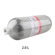 HPA Scuba 2L 2000cc Carbon Fiber Gas Cylinder Station 300BAR 4500PSI M18*1.5 Air Tank For CO2 Soda W