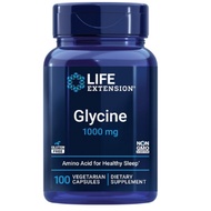 [08/2027] Life Extension Glycine 1000mg, 100 Veg Caps | Healthy Sleep Support | from Korea