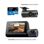 70mai T800 Dash Camera, 70mai 60FPS T800 Camera with integrated GPS 4G connection