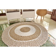 Salia Rug 120 cm - round rug - carpet - woven carpet - vintage carpet - seagrass rug - natural rug