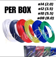 WIREMAX Stranded wires & Cable - THHN/THWN per BOX 100-150meter (Electric Wire)