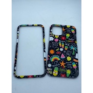 Case Kutis Cover For Iphone 12promax (Hello summer) New Arrival Front-Back Luminous Vintage Pattern