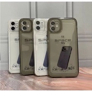 Softcase Casing iphone 11Pro/iPhone 11/iPhone 11 Pro Max Clear Transparent Silicone Back Protector h