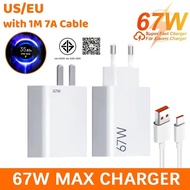 For Xiaomi 67W Turbo Fast Charger Charge USB C Power Adapter for Xiaomi 14 13 12 Redmi Note 14 13 12
