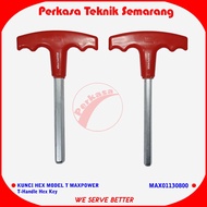 MAXPOWER T-HANDLE HEX KEY 8mm 10mm T-HANDLE HEX KEY