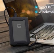 闪迪大师移动硬盘1t外置硬盘在mac即插即用2t  5t正品兼容雷电3