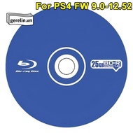 GERELIN BD-JB Disc, For Firmware 9.0-12.52 1 Click Boot All-in-One Jailbreak Disc, Game Console Acce