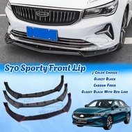 Proton S70 Front Lips Bumper Sporty Skirt Proton S70 Skirt Car Accessories Decoration