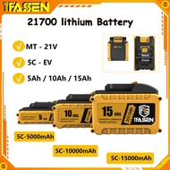 IFASEN 21V 21700 Batteri Drill Batteri 5/10/15Ah Rechargeable battery Large Capacity Lithium Battery