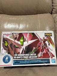 高達模型 RG 1/144THE GUNDAM BASE LIMITED 00 QAN[T] trans-AM clear