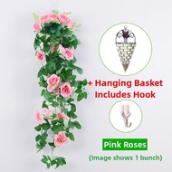 Wall Hanging Plastic Flower Vines Indoor Decoration