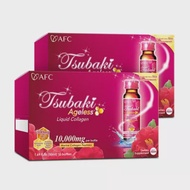 AFC JAPAN [Bundle of 2] Tsubaki Ageless Collagen Drink + Royal Jelly for Anti Aging Radiant Skin Fight Pigmentation &amp; Scarring