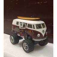 Diecast Volkswagen Classical Bus off road 1962 kinsmart scan 1:32