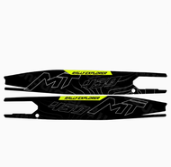 Đối với cfmoto 450mt 450 MT ibex 450 xe máy swingarm Sticker xoay trục Càng Gắp bảo vệ đề can không