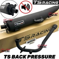 TS RACING SUPER BACK PRESSURE EXHAUST Y15ZR Y16ZR LC135 V1-V8 FI VF3I RSX150 SRL115 FI 28MM 32MM 35M