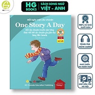 Sách - One Story A Day CUỐN 1 : 365 câu chuyện phát triển IQ, EQ cho bé - Bản song ngữ tặng kèm file