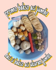bakso aci jumbo besar /bakso aci suwir ayam /bakso aci murah