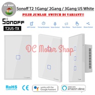 SONOFF TX T2 US 1Gang/2Gang/3Gang Wall Touch Smart Switch Wifi RF 433