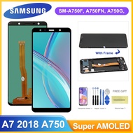 Super AMOLED LCD For Samsung Galaxy A7 2018 A750 SM-A750F A750F A750FN Display With Touch Screen Ass