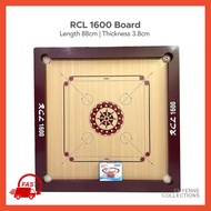 88CM Tournament Carrom Board Free Carrom Men • Solid Wood Papan Karom RCL 1600